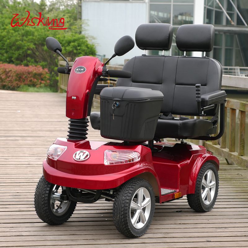 威之群電動代步車4034雙人帶蓬-