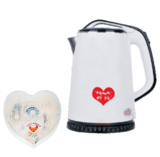 語(yǔ)音閃光雙層防燙電水壺