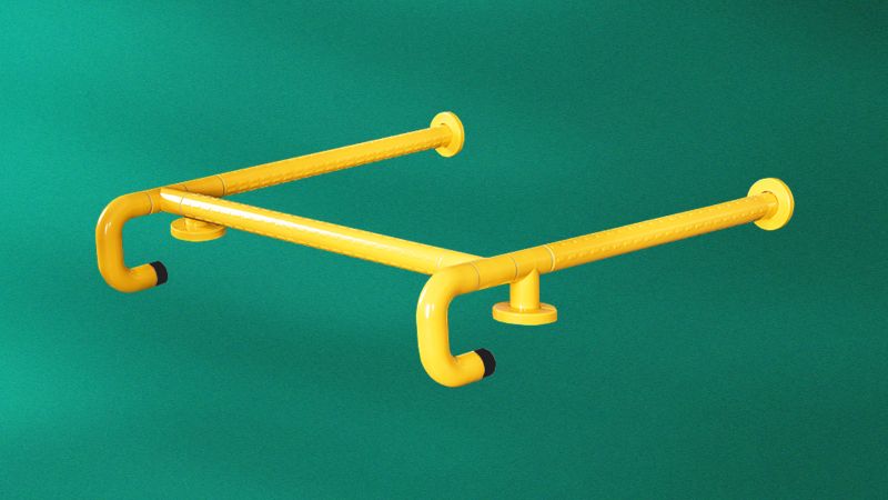 無(wú)障礙防滑面盆扶手-