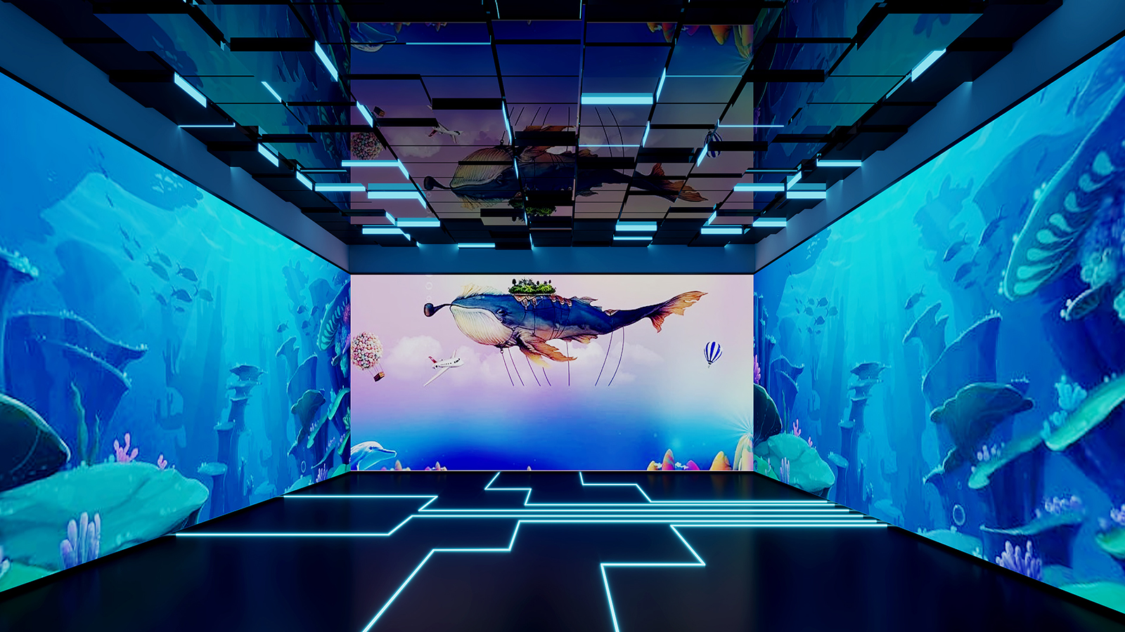 三維沉浸式情景互動教室