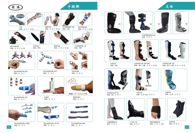 手腕、足踝支具-