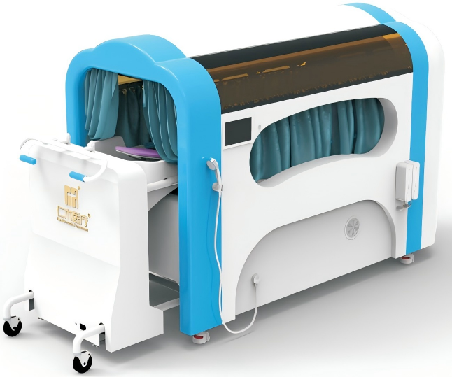 Barrier-free automatic bath machine