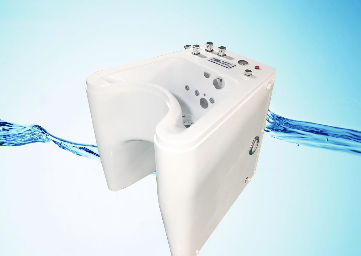 Upper limb vortex bubble bath tank