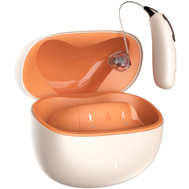 玖益醫(yī)療級智能藍(lán)牙耳背式助聽器（ P1 中大功率）-